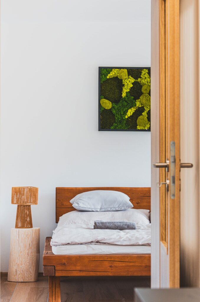 Ložnice v apartmánu Les